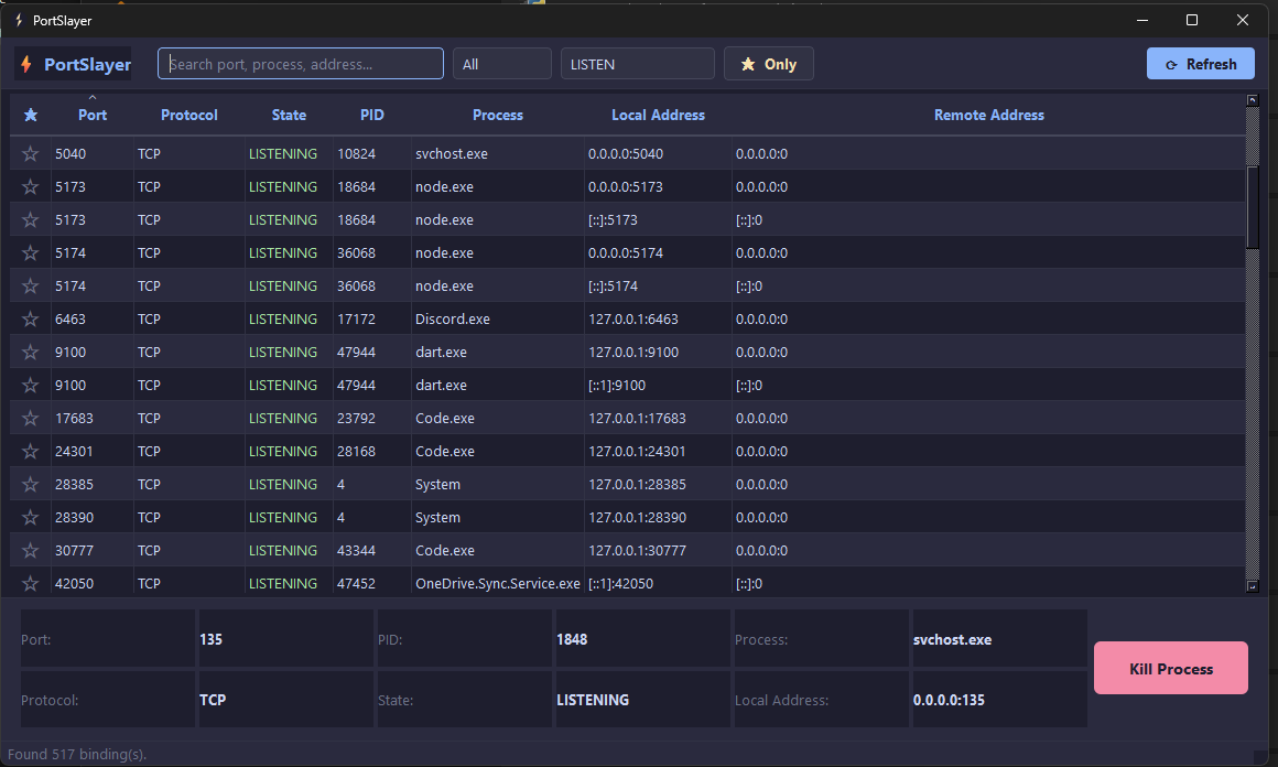 PortSlayer screenshot 1