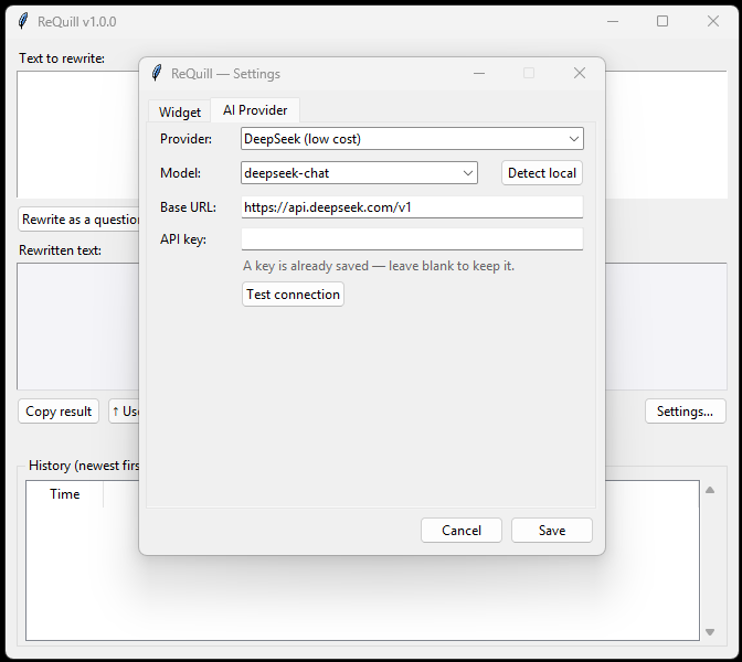 ReQuill screenshot 2