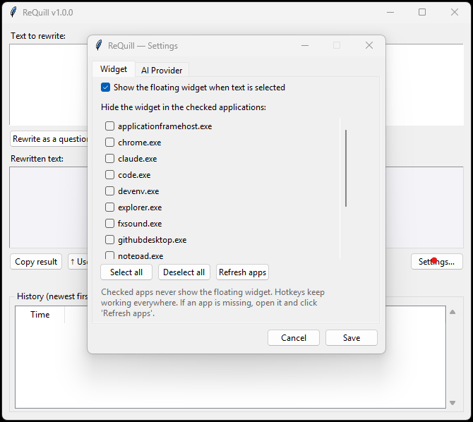 ReQuill screenshot 3